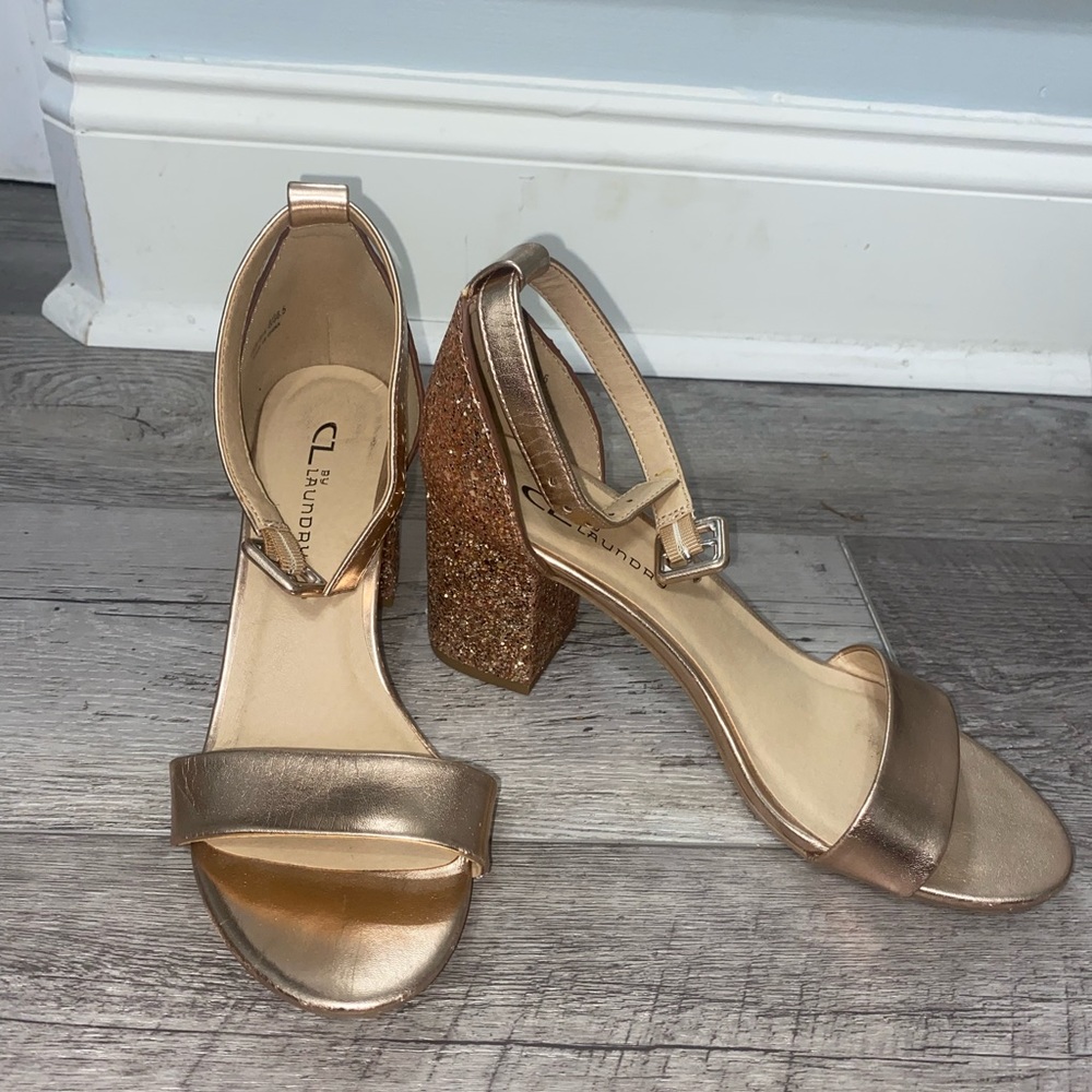 Rose gold heels